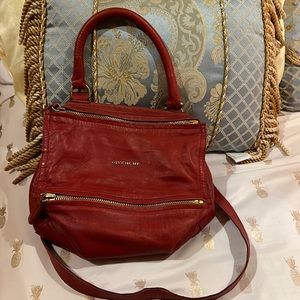 Givenchy Vintage red hobo